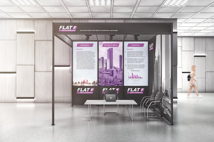Exhibition Trade Show Shell Scheme Mockup