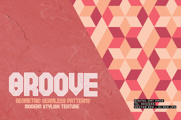 Groove-Geometric Seamless Patterns