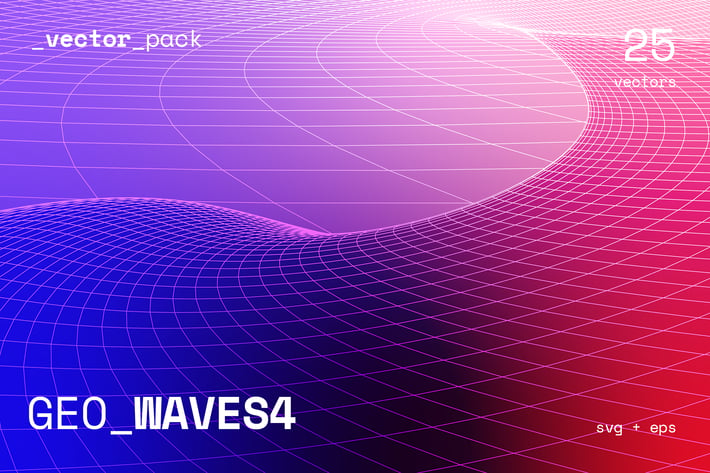 GEO_WAVES4 Vector Pack