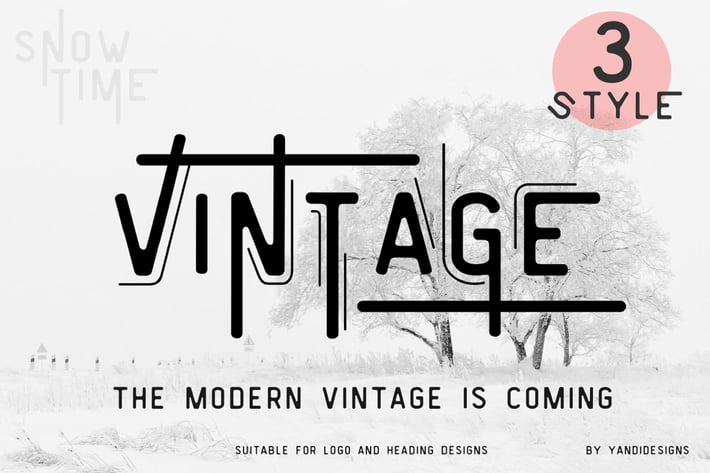 Vintage Modern Fonts