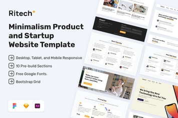 Ritech - Product Website Template