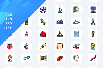 Back to School Icons