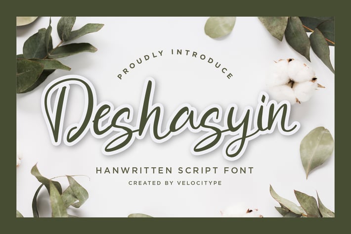 Deshasyin - Modern Script fonts