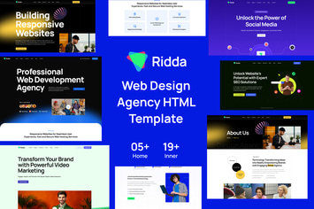 Ridda - Web Design Agency HTML Template