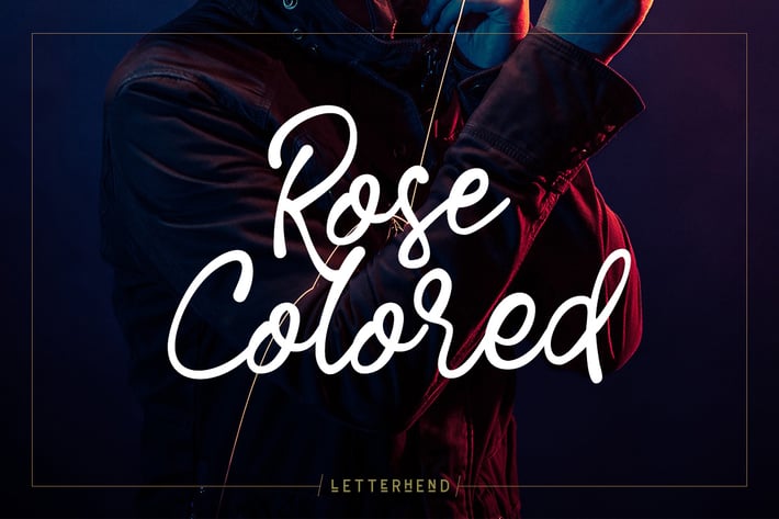 Rose Colored - Handwriting Script