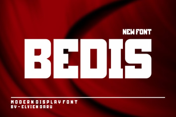 Bedis - Bold Display Font