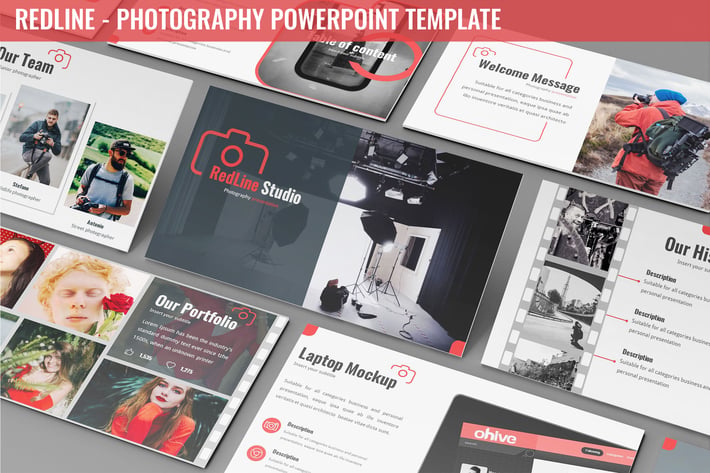 Redline - Photography Powerpoint Template