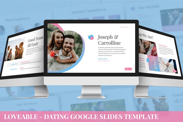 Loveable - Dating Google Slides Template