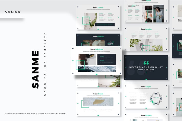 Sanme - Google Slides Template