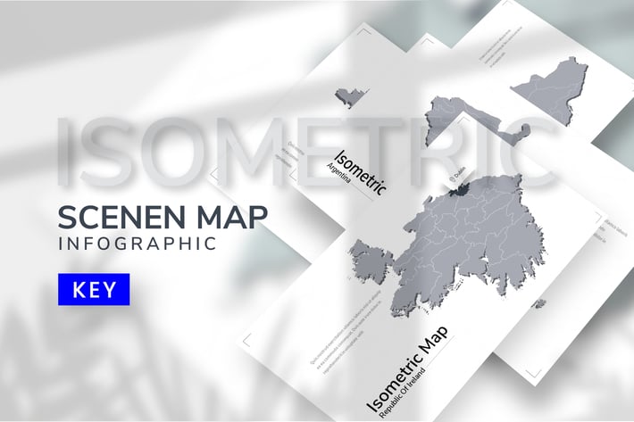 Scenen Isometric Map - Keynote Template