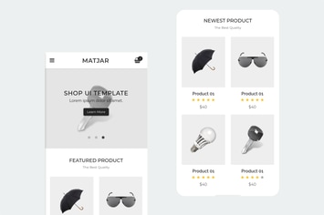 Matjar - Minimalist UI eCommerce Mobile Template