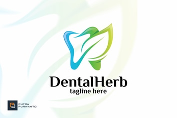 Dental Herb / Teeth - Logo Template