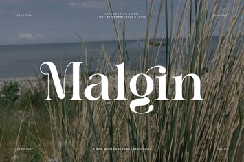 Malgin Modern Serif Typeface