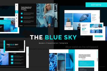 The Blue Sky - Keynote Template