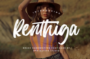 Renthiga Brush Handwritten Font