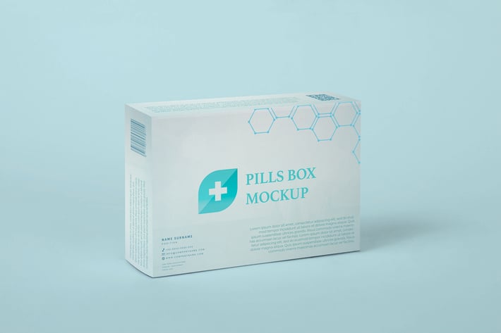 Pills Box Mockup