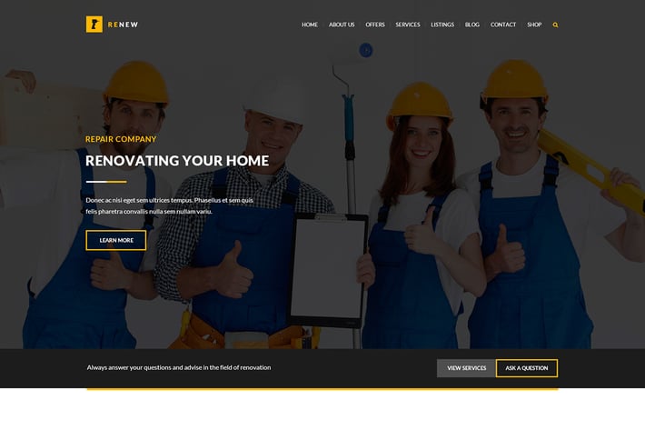 Renew - Renovation, Repair & Construction PSD
