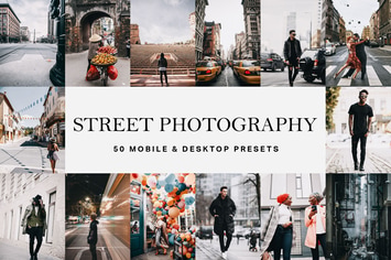 50 Street Photography Presets and LUTs