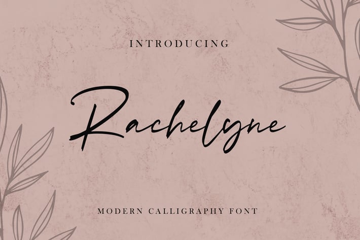 Rachelyne - Modern Calligraphy Font