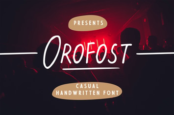 Orofost - Casual Handwritten Font
