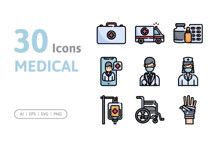 30 Medical Icons