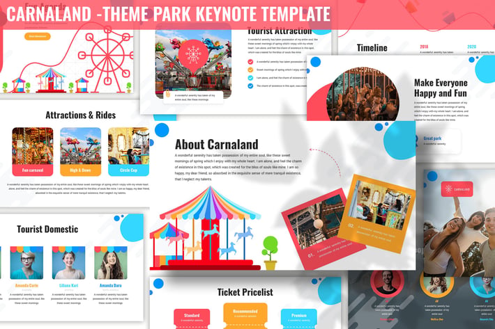 Carnaland - Theme Park Keynote Template
