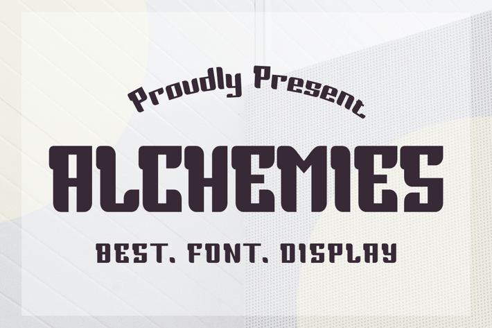 ALCHEMIES Font