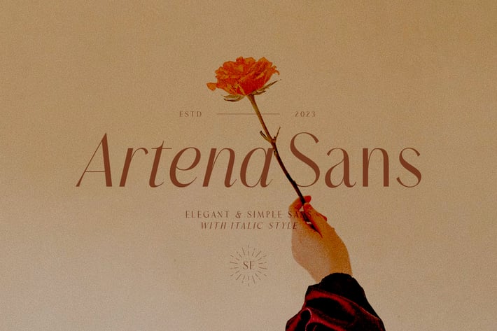Artena - Chic Sans with Italic