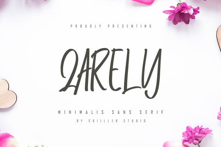 Qarely - Minimalis Sans Serif Fans