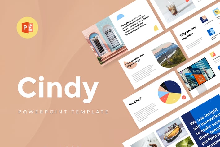 Cindy Creative PowerPoint Template