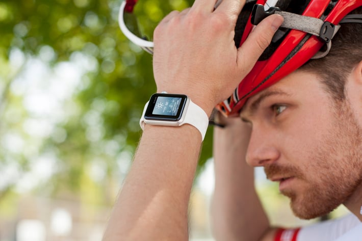 Cycling Apple Watch Mockup 3 of 5