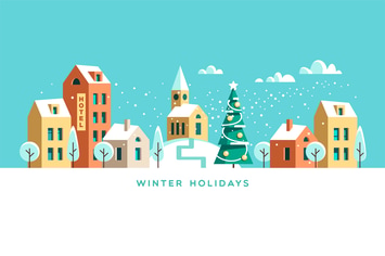 Winter town