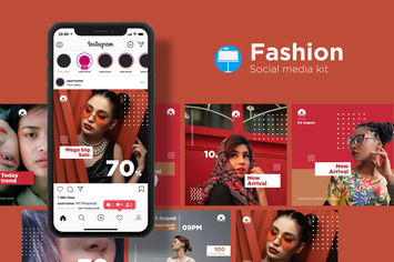 Fashion Social Media Kit - Keynote