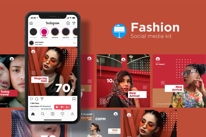 Fashion Social Media Kit - Keynote