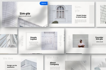 Sim-ple Presentation Template Keynote