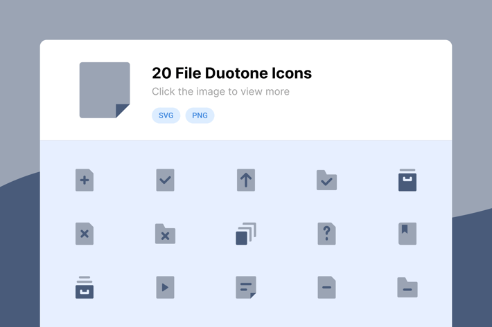 File Duotone Icons