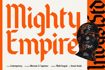 Mighty Empire - Modern Blackletter