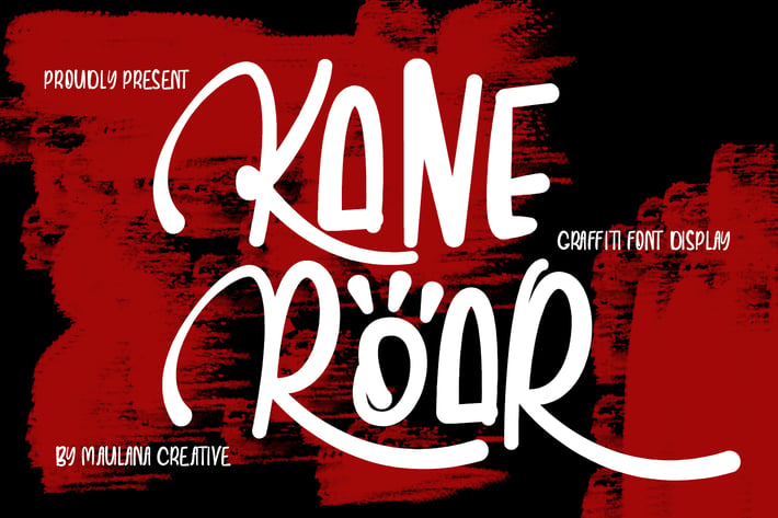 Kane Roar Urban Graffiti Display Font