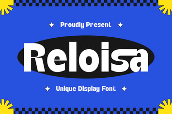 Reloisa - Unique Display Font