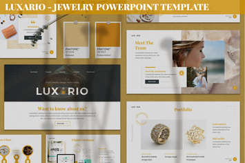 Luxario - Jewelry Powerpoint Template