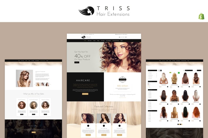  Triss - Salon & Barber Store Shopify Theme 