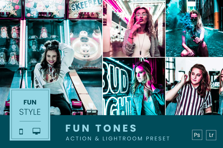 Fun Tones Action & Lightroom Preset