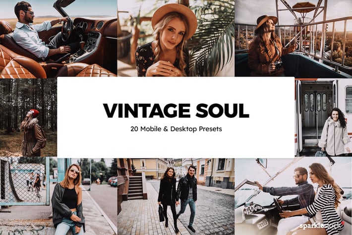 20 Vintage Soul Lightroom Presets & LUTs