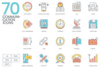 70 Communication Icons