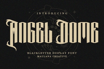 Angel Dome Blackletter Display Font