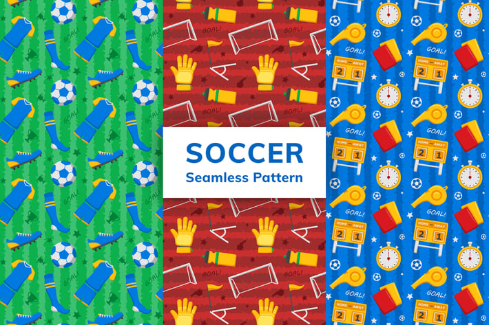 Soccer Seamless Pattern