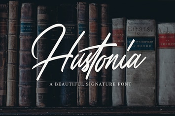 Hustonia - Script Font