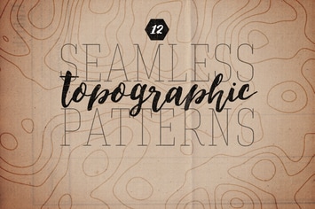 Seamless Topographic Patterns Volume 1