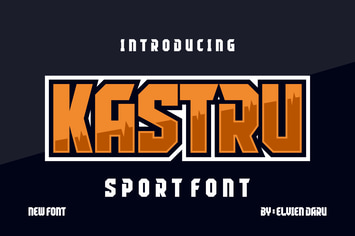 Kastru - Bold Sport Font
