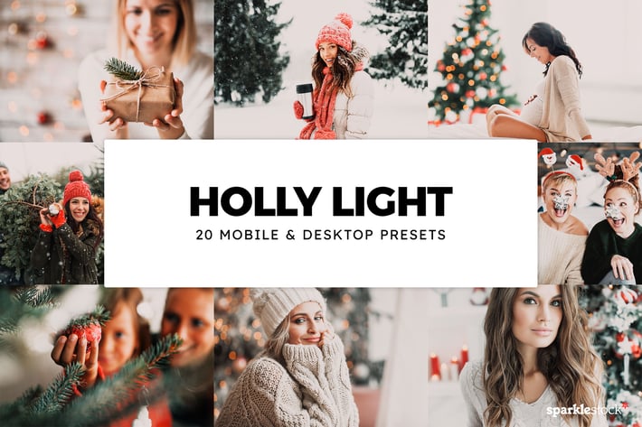 20 Holly Light Lightroom Presets & LUTs